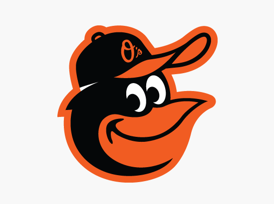Orioles Cartoon Bird logo redesign by John Adsit